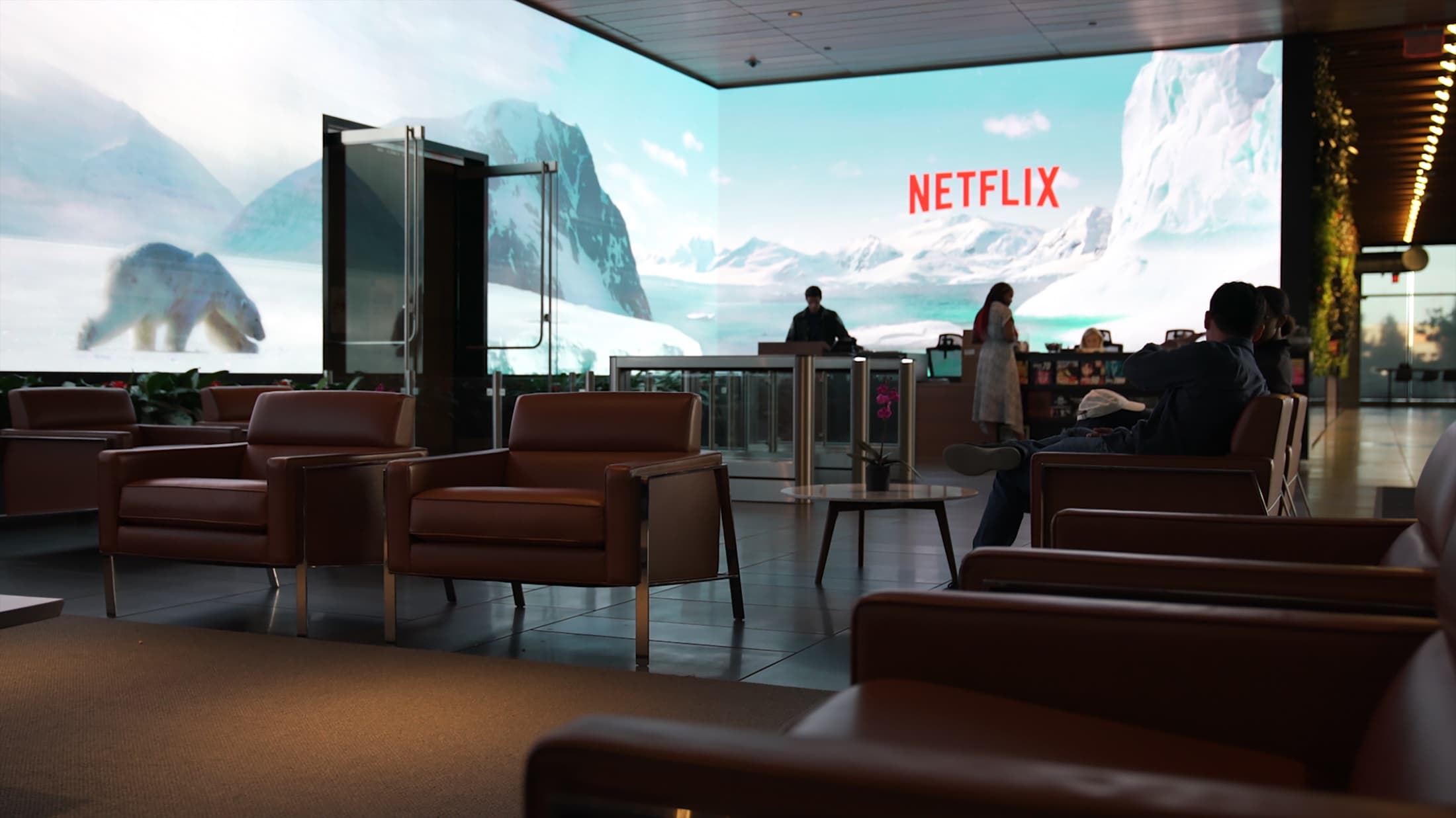Netflix HQ Lobby